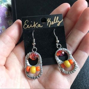 Upcycled Handmade Bottle Top Earrings